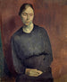 Portrait d'une femme Mme Isch - Franz Marent — näkymä teoksesta