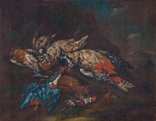 Franz Michael Sigismund von Burgau the Elder - Still Life with Dead Birds.webp