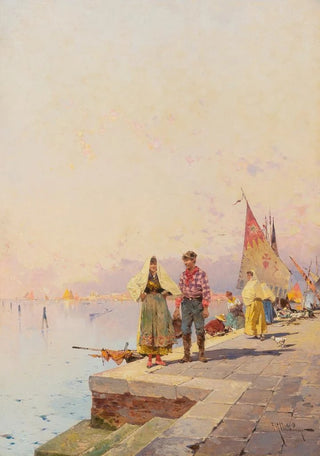 Franz Richard Unterberger - A Sunny Day In Venice.webp