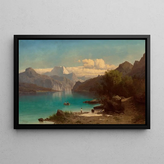 Franz Richard Unterberger - Alpine Landscape.webp