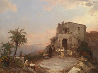 Franz Richard Unterberger - Sommerfest in Italien.webp