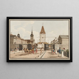 Franz Schmid - Ansicht des Neuen Murtentors in Bern.webp