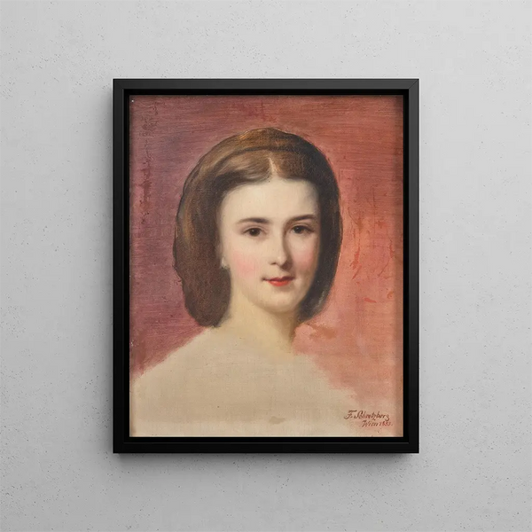 Keisarinainen Elisabeth - Franz Schrotzberg — kehystetty taideteos seinällä