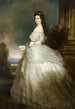 Keisarinna Elisabethin maalaus - Franz Xaver Winterhalter — näkymä teoksesta