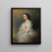 Portrait de la duchesse d'Albe - Franz Xaver Winterhalter — kehystetty taideteos seinällä