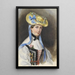Princesse Liechtensteinin maalaus puvussa - Franz Xaver Winterhalter — kehystetty taideteos seinällä