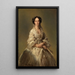 Tsaarinna Maria Aleksandrovna Venäjästä - Franz Xaver Winterhalter — kehystetty taideteos seinällä