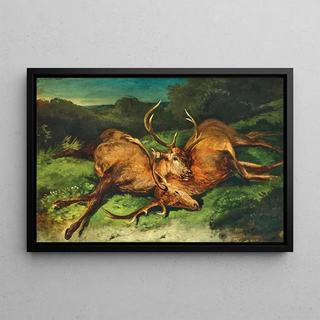 Franz Xaver von Pausinger - Verendete Hirsche.webp