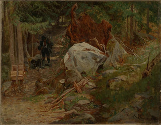 Franz Xaver von Riedmller - Im Wald bei Taufers im Pustertal.webp