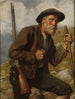 Vieux chasseur avec fusil de chasse - Franz von Defregger — näkymä teoksesta