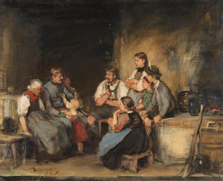 L'esquisse du vacancier - Franz von Defregger — näkymä teoksesta