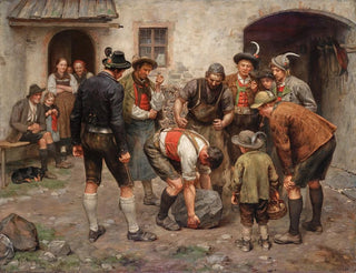 Lähde: Maalaus Lähdevoima - Franz von Defregger — näkymä teoksesta