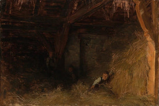 Franz von Defregger - Three Boys in the Straw.webp