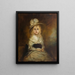 Portrait de sa fille Marion - Franz von Lenbach — kehystetty taideteos seinällä