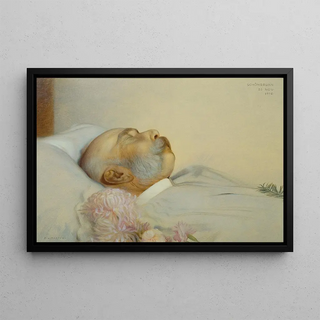 Franz von Matsch - Kaiser Franz Joseph I auf dem Sterbebett.webp