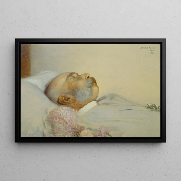 Franz von Matsch - Kaiser Franz Joseph I auf dem Sterbebett.webp
