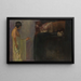 Œdipuksen maalaus ratkaisee Sfinksin arvoituksen - Franz von Stuck — kehystetty taideteos seinällä