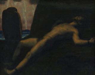 Prométhée - Franz von Stuck — näkymä teoksesta