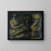 Tentation - Franz von Stuck — kehystetty taideteos seinällä