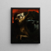 Le baiser du Sphinx - Franz von Stuck — kehystetty taideteos seinällä