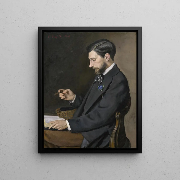 Edmond Maître - Frédéric Bazille — kehystetty taideteos seinällä