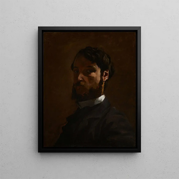 Autoportrait - Frédéric Bazille — kehystetty taideteos seinällä