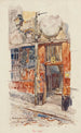 Entre escalier B du Marché des Enfants Rouges vuonna 1907, 3. kaupunginosa - Frédéric Houbron — näkymä teoksesta