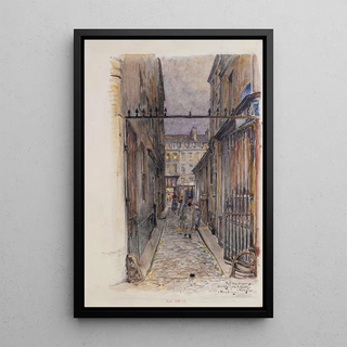 Frdric Houbron - Rue des Oiseaux March des EnfantsRouges le soir 3me arrondissement.webp