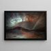 Aurore boréale - Frederic Edwin Church — kehystetty taideteos seinällä