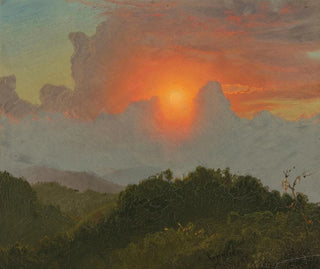 Sumuinen taivaskuva - Frederic Edwin Church — näkymä teoksesta