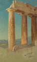 Parthenon-sarjan maalaus Ateenassa - Frederic Edwin Church — näkymä teoksesta