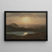 Lac Eagle - Cadillac Mountainilta, Mount Desert Island, Maine - Frederic Edwin Church — kehystetty taideteos seinällä