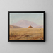 Plateau montagneux de l'Équateur avec une cabane - Frederic Edwin Church — kehystetty taideteos seinällä