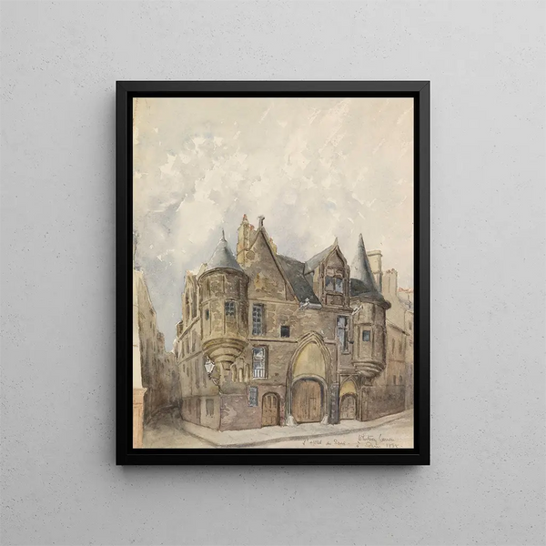 Hôtel de Sens Paris - Frederic Edwin Church — kehystetty taideteos seinällä