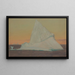 Iceberg ja jääkukka - Frederic Edwin Church — kehystetty taideteos seinällä