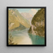 Königssee Bavarissa - Frederic Edwin Church — kehystetty taideteos seinällä
