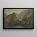 Königssee-maalaus lähellä Berchtesgadenia, Baijeri - Frederic Edwin Church — kehystetty taideteos seinällä