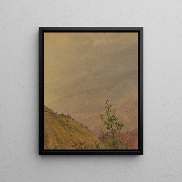 Maisema VI - Frederic Edwin Church — kehystetty taideteos seinällä
