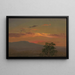Maisema auringonlaskussa, Hudson NY - Frederic Edwin Church — kehystetty taideteos seinällä