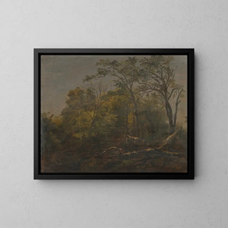 Bois du Maine - Frederic Edwin Church — kehystetty taideteos seinällä