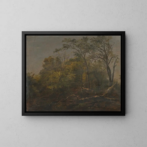 Bois du Maine - Frederic Edwin Church — kehystetty taideteos seinällä