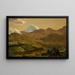 Mont Chimborazo maalaus, Ecuador - Frederic Edwin Church — kehystetty taideteos seinällä