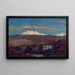 Mont Chimborazo näkymä Riobambasta, Ecuador - Frederic Edwin Church — kehystetty taideteos seinällä