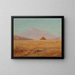 Plateau montagneux avec une cabane - Frederic Edwin Church — kehystetty taideteos seinällä