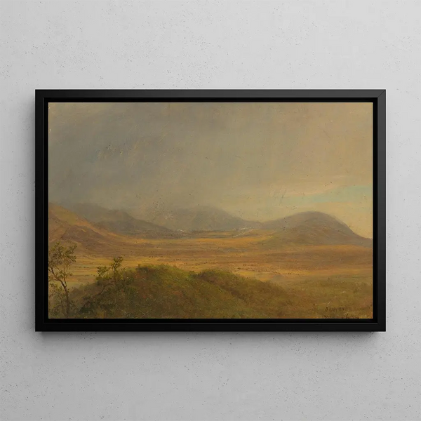 Vuoristomaisema IV - Frederic Edwin Church — kehystetty taideteos seinällä