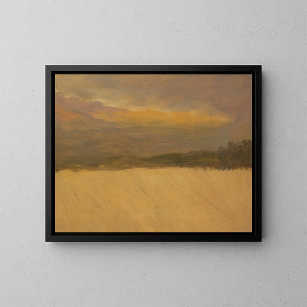 maisemasta vuoristomaisemasta - Frederic Edwin Church — kehystetty taideteos seinällä
