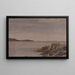Île de Mount Desert, Maine:n rannikkoalue - Frederic Edwin Church — kehystetty taideteos seinällä