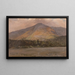 Mont Katadhin-maalaus, jossa Pomola ja Suuri allas näkyvät Sandy Bottom Pondilta - Frederic Edwin Church — kehystetty taideteos seinällä