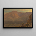 Mont Katahdin ja Turner - Frederic Edwin Church — kehystetty taideteos seinällä