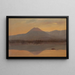 Katahdin-maalauksen Katahdin-järvestä - Frederic Edwin Church — kehystetty taideteos seinällä